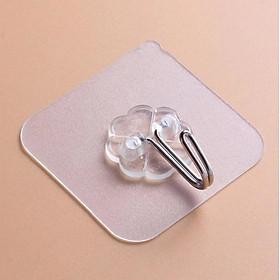 Mua Sét 5 cái móc dán trường trong suốt móc treo đồ dán tường 3D