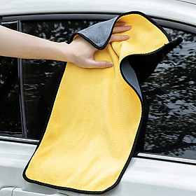 Khăn lau 2 mặt chống trầy xước cho xe con xe ô tô nhiều size, khăn lau thấm hút đa năng cho nhà bếp văn phòng - Hàng chính hãng
