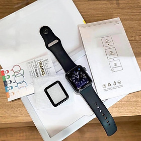 Miếng dán kính cường lực Full màn hình 3D BASEUS cho Apple Watch - Hàng nhập khẩu.