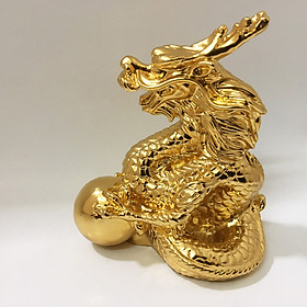 Mua Tượng Rồng mạ vàng 24K - Trợ vận quý nhân  tăng thêm uy quyền