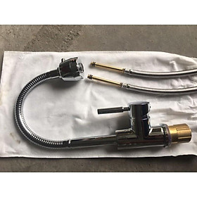 Vòi rửa bát đồng thau nóng lạnh như hình cao cấp rẻ bền