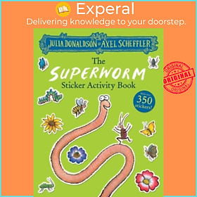 Sách - The Superworm Sticker Book by Julia Donaldson (UK edition, paperback)