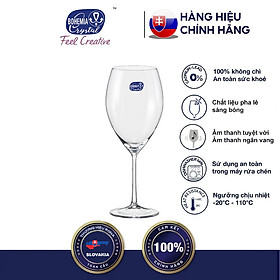 Mua Ly uống vang pha lê Bohemia 590 ml Tiệp Khắc