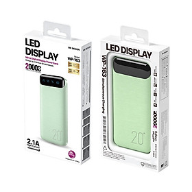Mua Sạc dự phòng WEKOME WP-163 20000mAh tích hợp 2 cổng sạc đầu ra - Hàng nhập khẩu