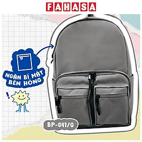 Ba Lô Học Sinh Siêu Nhẹ Me-Pack - Ngăn Laptop 14 Inch - Thiên Long BP-041/B - Màu Xám