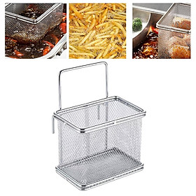 Hot Pot Strainer Mesh Pasta Basket with Handle S
