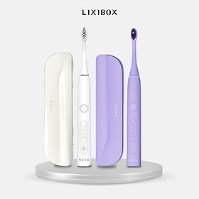 Combo 2 Bàn Chải Điện Halio Sonic Whitening Electric Toothbrush PRO - White & Periwinkle