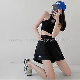 Quần đùi nữ FA cạp chun dây rút quần short nữ 3 màu chất nỉ da cá đẹp thời trang