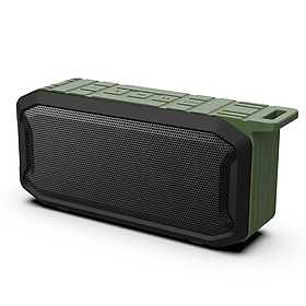 Loa Bluetooth ngoài trời chống nước IPX7 Di động với đài FM TWS Stereo Wireless Boombox Loa siêu trầm bass ngoài trời TF AUX USB Màu sắc: Xanh lục