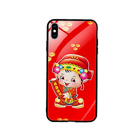 Ốp Lưng Kính Cường Lực cho điện thoại Iphone Xs Max - Thần Tài 05