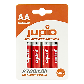 Mua Pin sạc hàng chính hãng Jupio AA 2700 mAh vỉ 4 viên