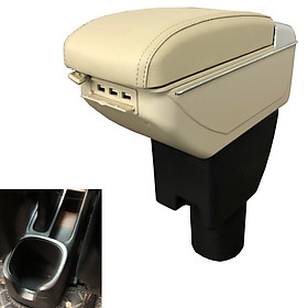 Hộp tỳ tay ô tô, xe hơi cao cấp Vinfast Fadil tích hợp 7 cổng USB - DUSB-FD