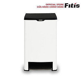 Mua THÙNG RÁC FITIS MEGA ĐẠP - 40L - TRẮNG SPL2-904