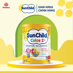 Sữa bột SunChild Colos 2+ -  Giúp phát triển chiều cao, não bộ, tăng đề kháng