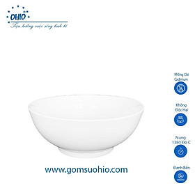 Mua Tô Khum 17.5cm Sứ Trắng OHIO