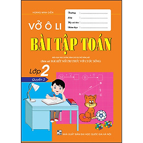 Sách Vở Ô Li Bài Tập Toán 2/2 (Bám Sát SGD - Kết Nối Tri Thức)