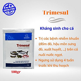 Trimesul - Dùng cho nhiễm khuẩn ở cá lươn ốc ếch gói 100gr