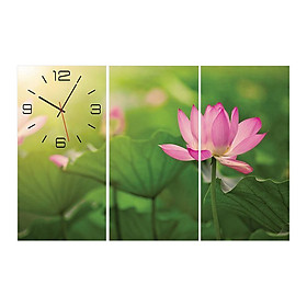Mua Tranh Đồng Hồ Sen Hồng TDH45