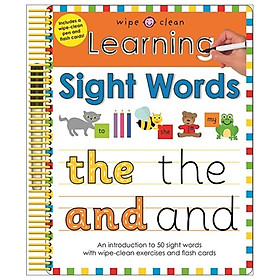 Learning Sight Words: Wipe Clean Spirals (Wipe Clean Learning)