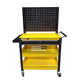 Mua XE ĐẨY DỤNG CỤ 3 NGĂN 1 NGĂN KÉO CÓ TẤM TREO