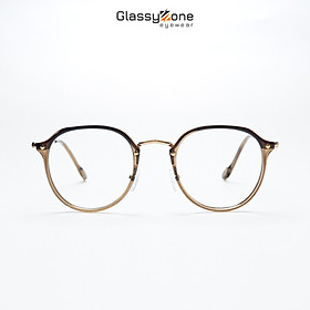 Gọng kính cận, Mắt kính giả cận nhựa dẻo Form Tròn Unisex Nam Nữ Alida - GlassyZone