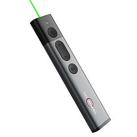 Big line (ASiNG) A7 green laser pointer aluminum alloy flip pen charging model PPT pager projection pen remote control pen green laser metal material