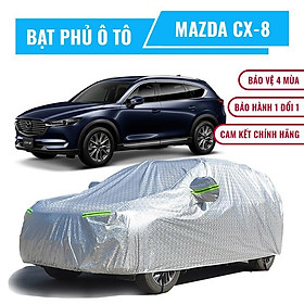 Bạt che phủ xe ô tô 7 chỗ Mazda CX-8, Bạt trùm xe hơi 7 chỗ cao cấp chất liệu vải PEVA chống nắng mưa không thấm nước