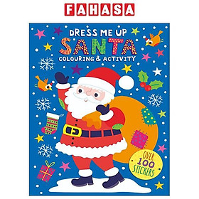 Hình ảnh Dress Me Up Colouring & Activity Book - Santa