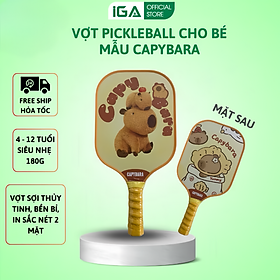 Vợt Pickleball trẻ em cao cấp sợi thủy tinh nhẹ Vợt Pickleball cho bé 4 - 12 tuổi nhiều hình lựa chọn - PK08