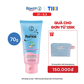 Kem chống muỗi đốt cho bé từ 6 tháng tuổi hương khuynh diệp Rohto Mentholatum Remos Baby Cream 70g