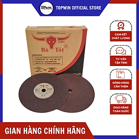 Mua (10 Viên) Đá Cắt Bò Tót 350x3x25.4mm Chuyên Cắt Sắt Cắt Inox Sắc Bén  Cắt Không Bụi  Ít Hao Mòn | TOPWIN Official Store