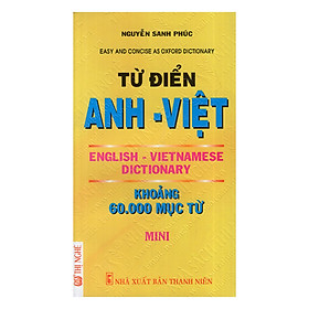 Từ Điển Anh - Việt (60.000 Từ)