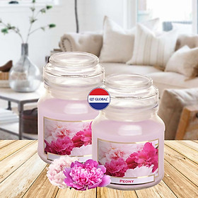 Mua Combo 2 Hũ nến thơm tinh dầu Bartek Peony 130g - hoa mẫu đơn