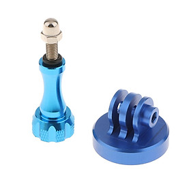 Blue Aluminum Tripod Mount Adapter with Thumbscrew  Set for   Blue