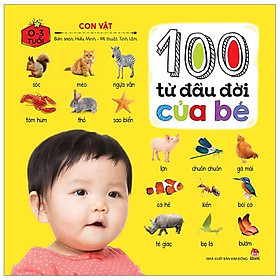 Sách - 100 Từ Đầu Đời Của Bé - Kim Đồng