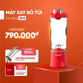 Mua Máy Xay Tích Điện Đa Năng 3IN1 Lazychef - Máy Xay Sinh Tố Kháng Nước  Máy Xay Cầm Tay  Dung Tích 600ml  Hàng Chính Hãng