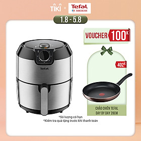 Nồi chiên không dầu Tefal EY201D15 - 4.2L - Vỏ thép không rỉ - Công nghệ luân chuyển khí nóng 3D không cần trở - Hàng chính hãng