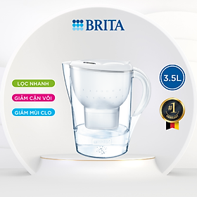 Bình Lọc Nước BRITA Marella XL White - 3.5L (Kèm Maxtra Plus)