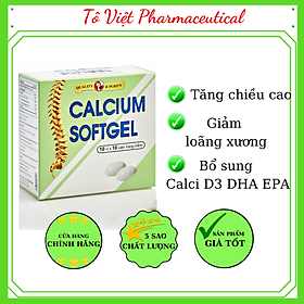 TPCN- Robinson Pharma USA- Viên uống ngăn ngừa loãng xương, bổ sung canxi và Vitamin D3