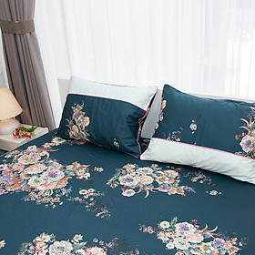 Mua Áo gối nằm  HQ2010- phối màu xanh hoa văn