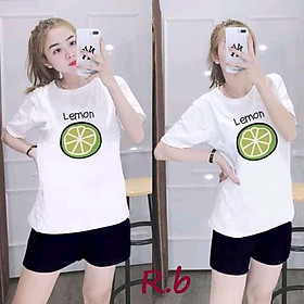 Áo Thun Tay Lỡ Lemon Unisex Freeszie dáng hàn quốc Form Rộng Unisex Hot Trend - Babi Trendy ATIN95