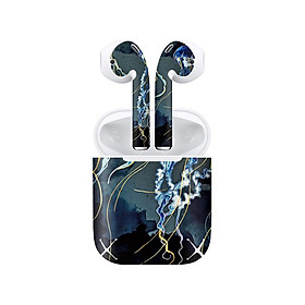 Mua Miếng dán skin chống bẩn cho tai nghe AirPods in hình Sứa biển giả sơn mài - GSM190 (bản không dây 1 và 2)