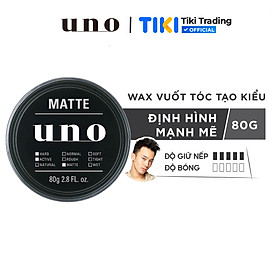 Sáp vuốt tóc tạo kiểu Định Hình Mạnh Mẽ UNO Matte Effector 80g