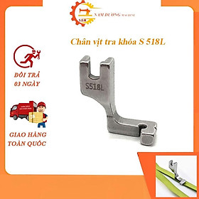 Mua chân vịt tra khóa S518L may dây kéo mẫu mới