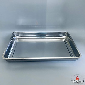 Mua  Ảnh thật  Khay để đồ inox kích thước 40x60 sâu 7cm