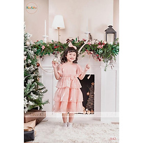Váy bé gái ALBERKIDS công chúa 3 tầng điệu đà xinh xắn cho trẻ em 2,3,4,5,6,7,8,9,10 tuổi[V42