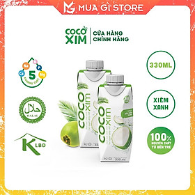 Nước dừa Cocoxim vị Xiêm Xanh dung tích 1000ml Hộp, Nước dừa tươi