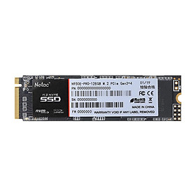 Ổ cứng Netac N930E Pro M.2 2280 SSD 128GB NVMe PCIe Gen3 * 4 3D MLC / TLC NAND 