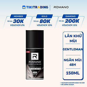 Lăn Khử Mùi Romano Hương Nước Hoa Gentleman 50ml
