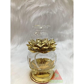 Mua Đèn Dầu Sen Thủy Tinh – MS 02